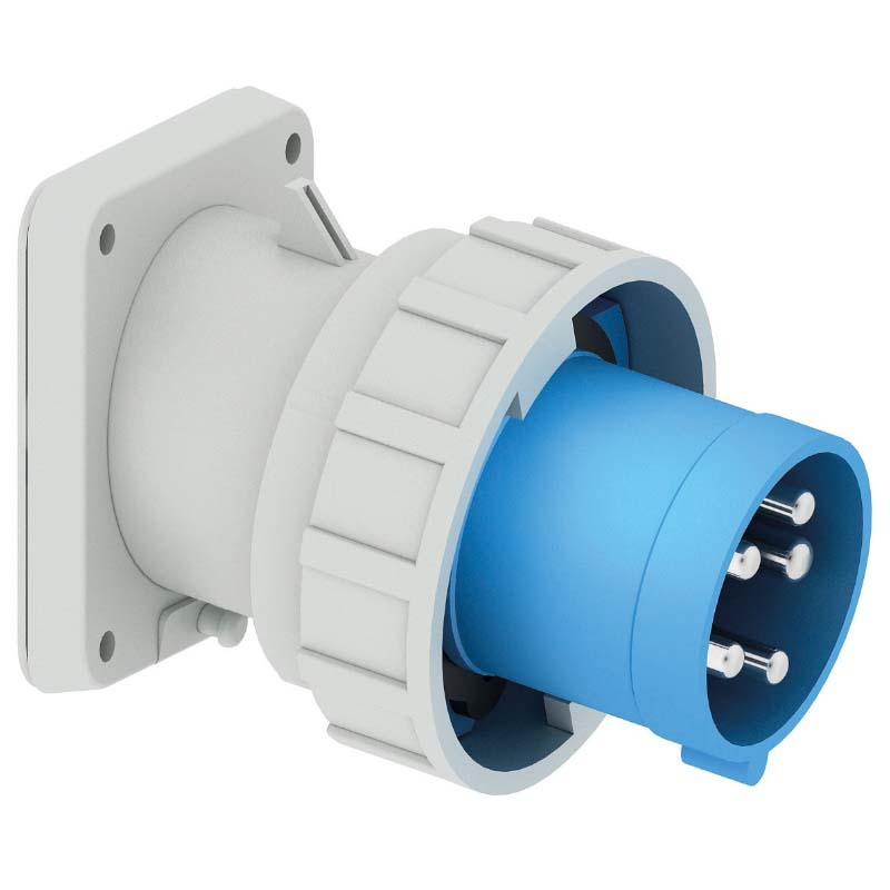 China CEE 16A 32A IP67 Panle Mounted Inlet factory and manufacturers