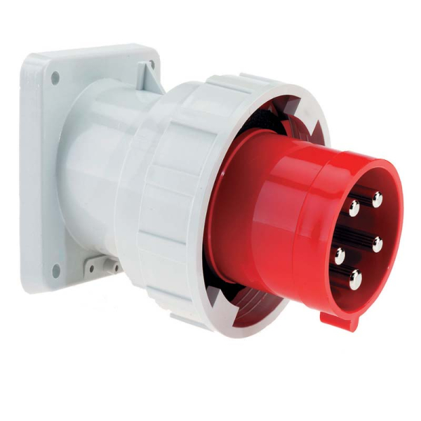 China CEE 16A 32A IP67 Panle Mounted Inlet factory and manufacturers